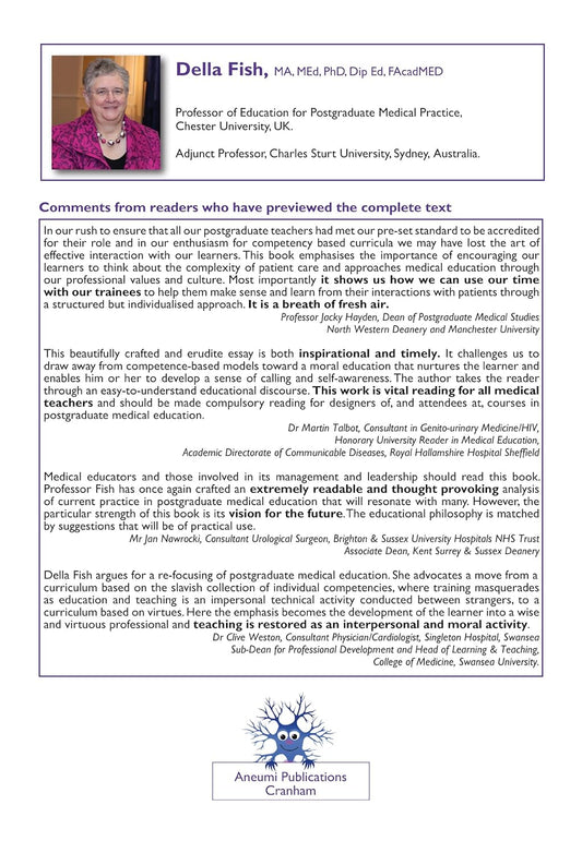 Refocusing Postgraduate Medical Education - from the technical to the moral mode of practice